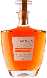 Grappa di Vinaccie Merlot Elegantia 43 %