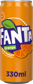Fanta orange boîte